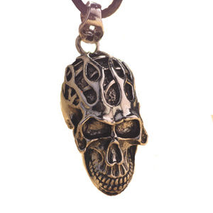 Skeleton Wild Skull Head Necklace Pendant 279